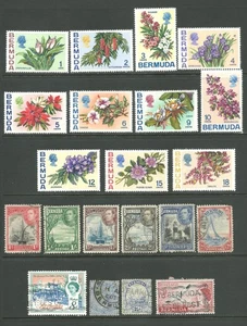 BERMUDA / LOT OF 21 STAMPS / USED + MINT - Picture 1 of 1