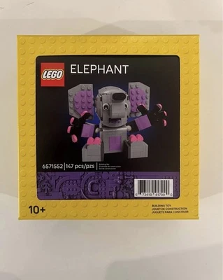 Lego 6571552 Elephant Pencil Holder NEW SEALED 5009206 Limited Insider Reward - Image 1 of 3