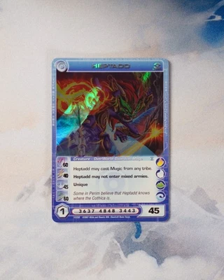 HEPTADD - 1st Ed Ripple Foil - Max C & S - Ultra Rare Chaotic Card - Image 1 of 2