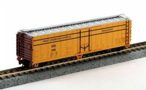 Bachmann :- 17953 Spur N Cargo 50' Stahl Kühlwagen Obstbauer Express Neu in OVP - Bild 1 von 2