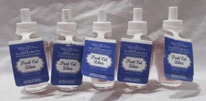 White Barn Bath & Body Works Wallflower Refill Bulb Lot Set 5 FRESH CUT LILACS - Picture 1 of 3