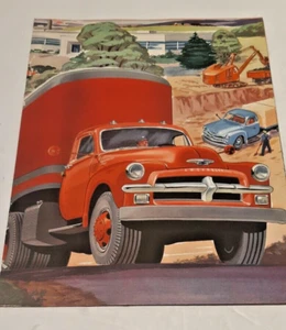 ORIGINAL 1954 CHEVROLET SERIES 1500 & COMMERCIAL TRUCKS SALES BROCHURE VG - Bild 1 von 11