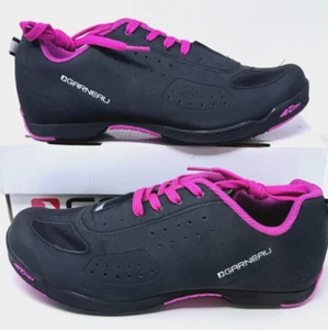 Garneau W's Urban BLACK/PINK Cycling Bike Shoes Women's Size 10 (41 EU) ea7 - Picture 1 of 8