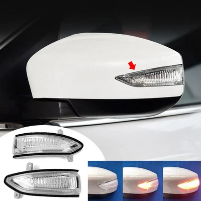 Espejo retrovisor intermitente secuencial LED intermitente señal de giro para Nissan Sentra 2016-2019 Foto 1 de 4