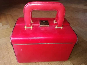 Beauty case necessaire valigetta da viaggio vintage anni '60 - Foto 1 di 6