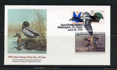 KMC4076-US #RW62, RW63, RW67 (U310) (3) Federal Duck FDC's, VF condition - Image 1 of 3