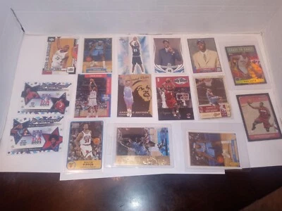 Смешанный лот из 16 баскетбольных карточек НБА — верхняя колода Topps fleer и т. д. - Изображение 1 из 4