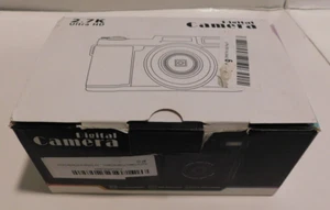 2.7K Ultra HD Vlogging Kamera 3' Bildschirm 4X Zoom 30MP Auflösung Brandneu - Bild 1 von 3