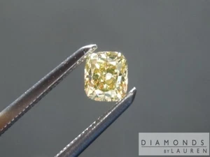 0.34ct Fancy Brown VS1 Cushion Cut Diamond R9345 Diamonds by Lauren - Picture 1 of 4