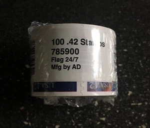 2008USA #4240-4243 42c American Flags (AVR) - Coil Roll of 100 Mint (Sealed) - Picture 1 of 4