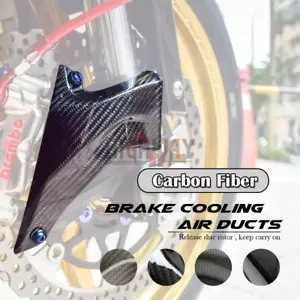 Condotti aria freno raffreddamento 108 mm fibra di carbonio per Suzuki GSXR600/GSXR750 04-19 - Foto 1 di 12