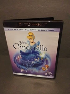 Cinderella (Disney, 1950) 4K Ultra HD & Blu-ray 2023 100th - Picture 1 of 3