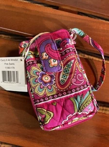 VERA BRADLEY Carry All WRISTLETS Pink Swirls - Picture 1 of 6