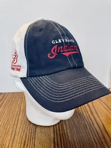 Cleveland Indians Baseball Cap~ Budweiser Game Time⚾️Adjustable - Picture 1 of 7