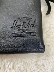 Virgin Atlantic Herschel Supply Black Travel Toiletries Bag Dopp Canvas Zip