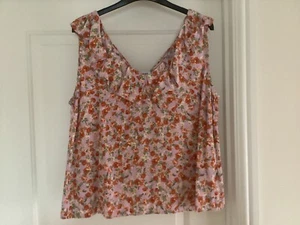Maine New England Ladies Cotton Top Size 16, Used, Multicoloured - Picture 1 of 6