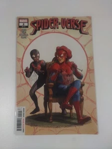 Spider-Verse #2 Cover Dave Rapoza A Marvel 2020 Spider-Man Peter Miles Gwen 9,4 - Foto 1 di 4