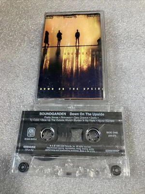 Soundgarden ‎– Down On The Upside CASSETTE  Chris Cornell - Image 1 of 4