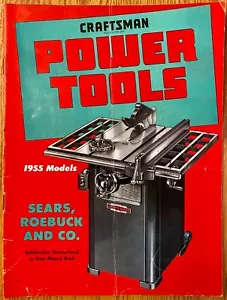 Vintage Sears Craftsman 1955 Power Tools Catalog, 51 pages - Picture 1 of 8