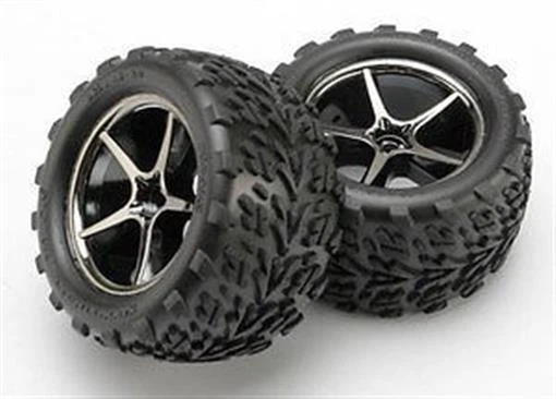 Traxxas 1/16th E-REVO Mounted Talon Tires/Gemini Wheels TRA7174A - Image 1 of 1