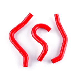 Per Honda CR80 98-02 CR85R 03-07 Tubo Radiatore Silicone Liquido di Raffreddamento Rosso Bici Bambini - Foto 1 di 7