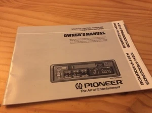 Pioneer KEH P5200 P4200 P5100 P4100 autoradio notice utilisation mode d' emploi - Photo 1/4