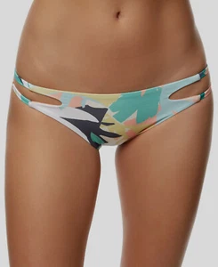 $46 O'Neill Women's Blue Atlas Cutout Cut Out Bikini Bottom Swimsuit Swim Size S - Picture 1 of 3