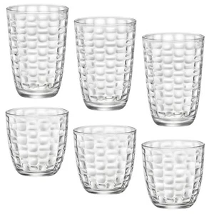 Juego de vasos para beber Bormioli Rocco Mat cristalería de comedor tazas formales modernas - Imagen 1 de 9
