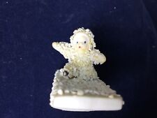 Snow Baby Antique Porcelain Bisque Miniature With Arms Raised #5