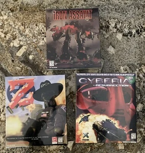 Iron Assault (PC CD-ROM, 1994) Big Box Factory Sealed - Picture 1 of 11