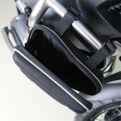 Motorcycle Engine Saddle Bag Small Tool Bags Pouch Storage Luggage Black Pocket - Image 1 of 4