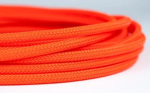 5 meters Shakmods Round 4 mm High Density UV Orange Braided Expandable Sleeving - Picture 1 of 1