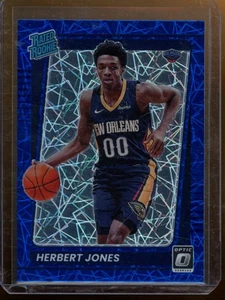 2021-22 Donruss Optic Herbert Jones Blue Velocity RC New Orleans Pelicans #157 - Picture 1 of 2