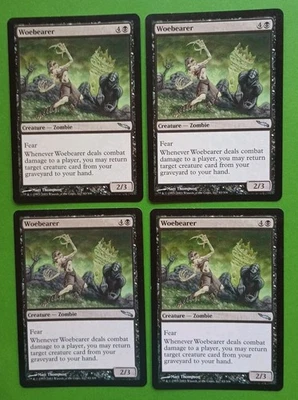 Magic the Gathering MTG Mirrodin WOEBEARER  X 4  LP/EX  U 2003 NICE! - Image 1 of 2