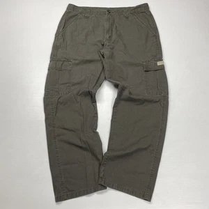 Wrangler Mens Carpenter Pants 36x30 Green Legacy Lightweight Workwear Baggy - Picture 1 of 10
