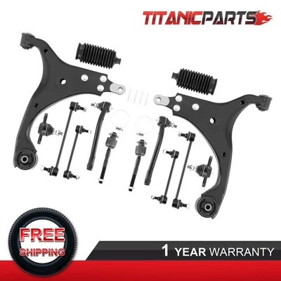 Front Lower Control Arms Ball Joints Assembly For 2007-2010 Hyundai Elantra - Image 1 of 4