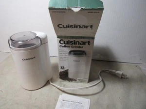 Cuisinart Coffee Bar Coffee Grinder White DCG-20N Tested - Picture 1 of 7