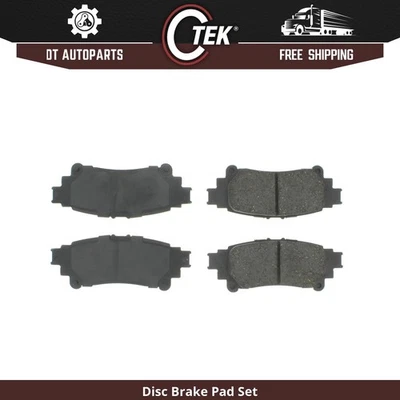 Para Lexus RX350 2010-2015 | Pastillas de freno de disco traseras centradas | Semimetálicas Foto 1 de 3