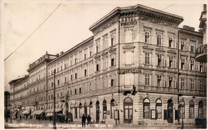 Foto-AK WIEN VII, Neubaugürtel 34-38 Hotel WIMBERGER, Straßenecke 1932 - Bild 1 von 1