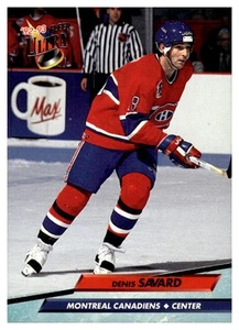 1992 Ultra #109 Denis Savard Montreal Canadiens - Picture 1 of 2