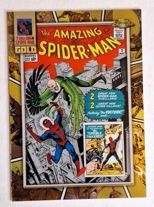 Inserto de impresión corta dorado Topps cromado Marvel Spider-Man 2024 SG-5 casi nuevo/como nuevo - Imagen 1 de 2