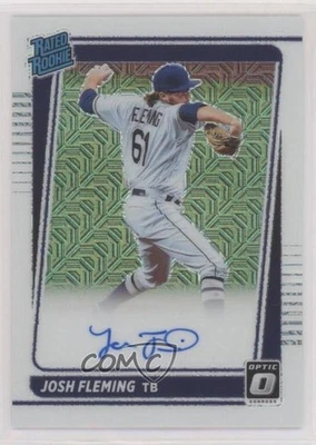 2021 Panini Donruss Optic White Mojo Prizm /99 Josh Fleming #RRS-JF Auto RC - Image 1 of 2