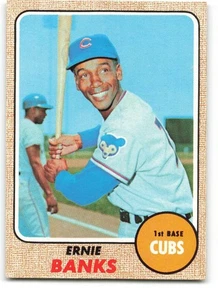 1968 Topps #355 Ernie Banks NM++ Cubs ID:328884 - Picture 1 of 2