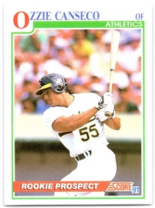 Ozzie Canseco Score sports #346 Baseball Oakland Athletics - Picture 1 of 2