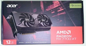 ACER AMD RADEON RX 7700 XT BOX ONLY - Picture 1 of 3