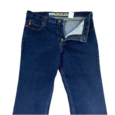 Mudd Y2K Flare Jeans Women’s Size 9 Low Rise Dark Wash Retro 2000s Bootcut Denim - Image 1 of 4