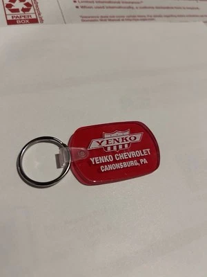 Yenko Chevrolet Key Chain Camaro Chevelle Nova Corvette 67 68 69 70 Vega Red - Image 1 of 3
