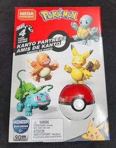 Pokémon Mega Construx Kanto Partners Wonder Builders - Pikachu & Kanto Starters - Imagen 1 de 2