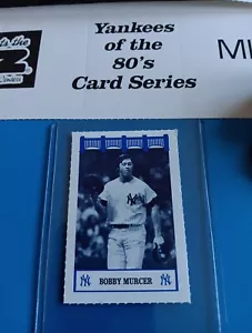 Bobby Murcer WIZ NY Yankees Of The 80's Baseball Card SGA Rare 1992 Minolta - Picture 1 of 2