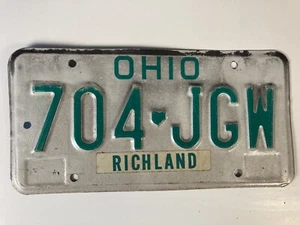 1985 - 1990 Single Ohio License Plate 704JGW - Picture 1 of 4